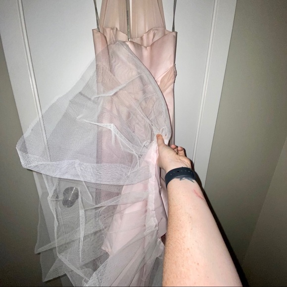 David’a Bridal Satin Empire Waist Ball Gown - Picture 8 of 9